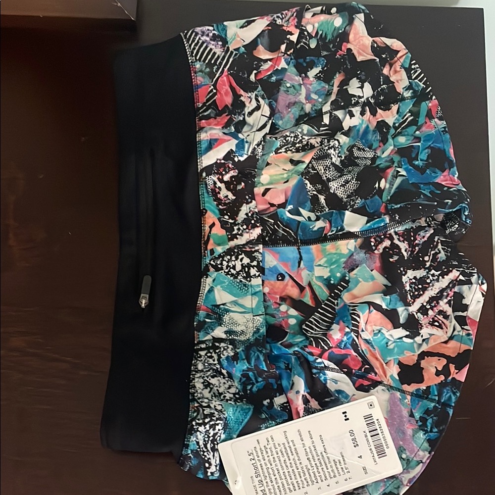 Colorful Abstract Athletic Shorts